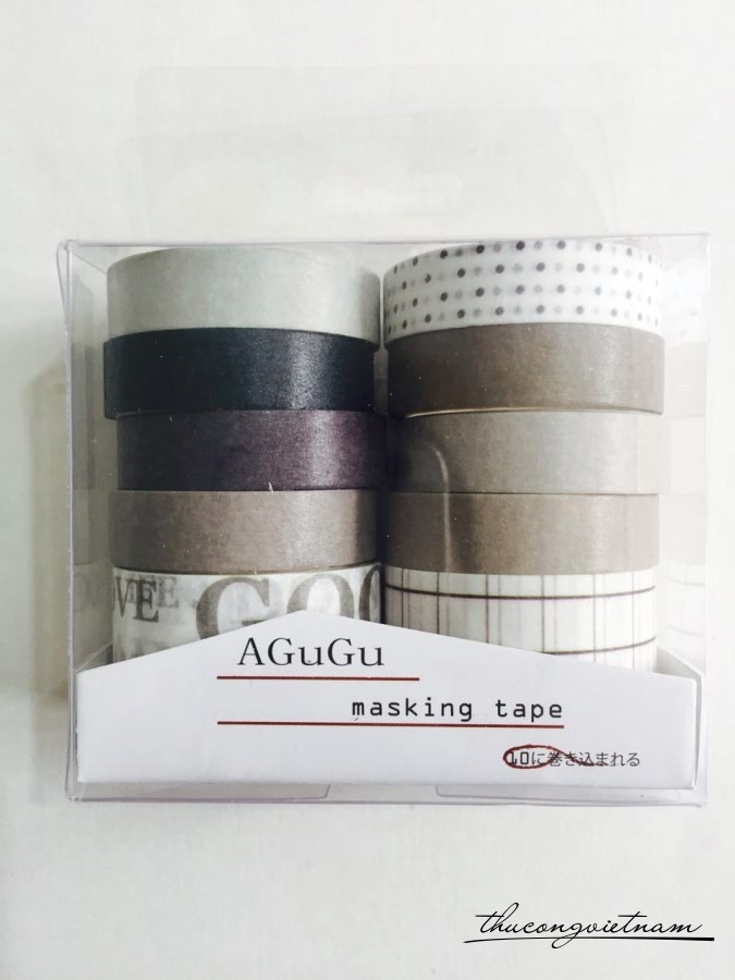 Băng keo giấy Washi Tape - Mẫu 4